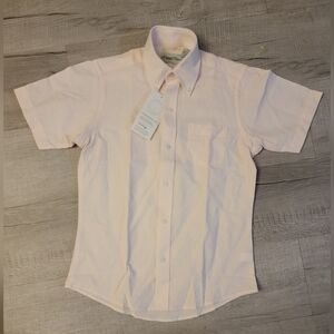 Elegant Light Pink Button Down Shirt for Kids